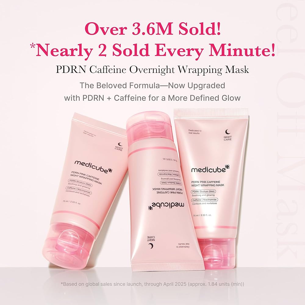PDRN Pink Caffeine Night Wrapping Mask [75ml]