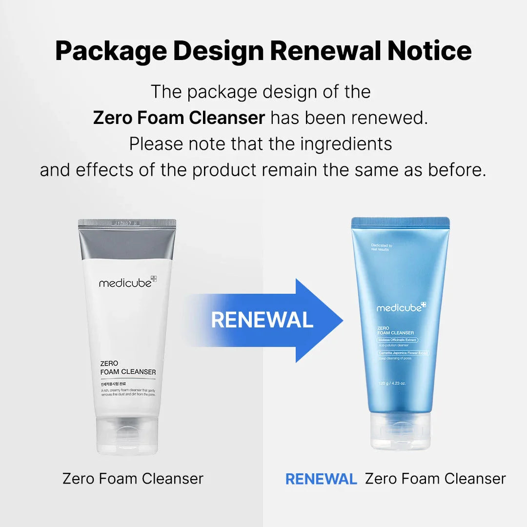 [medicube] Zero Foam Cleanser [120ml]