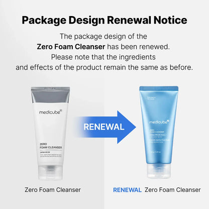 [medicube] Zero Foam Cleanser [120ml]