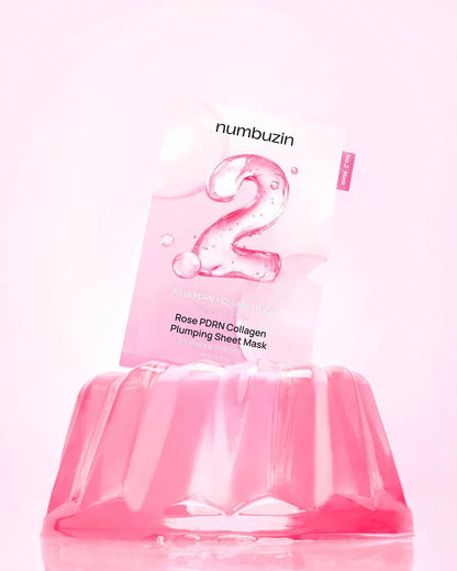 No.2 Rose PDRN Collagen Plumping Sheet Mask [33ml x 1]