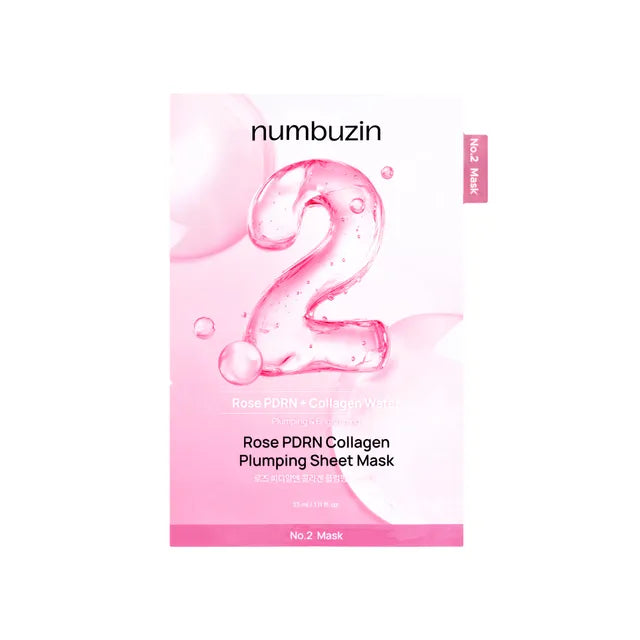 No.2 Rose PDRN Collagen Plumping Sheet Mask [33ml x 1]