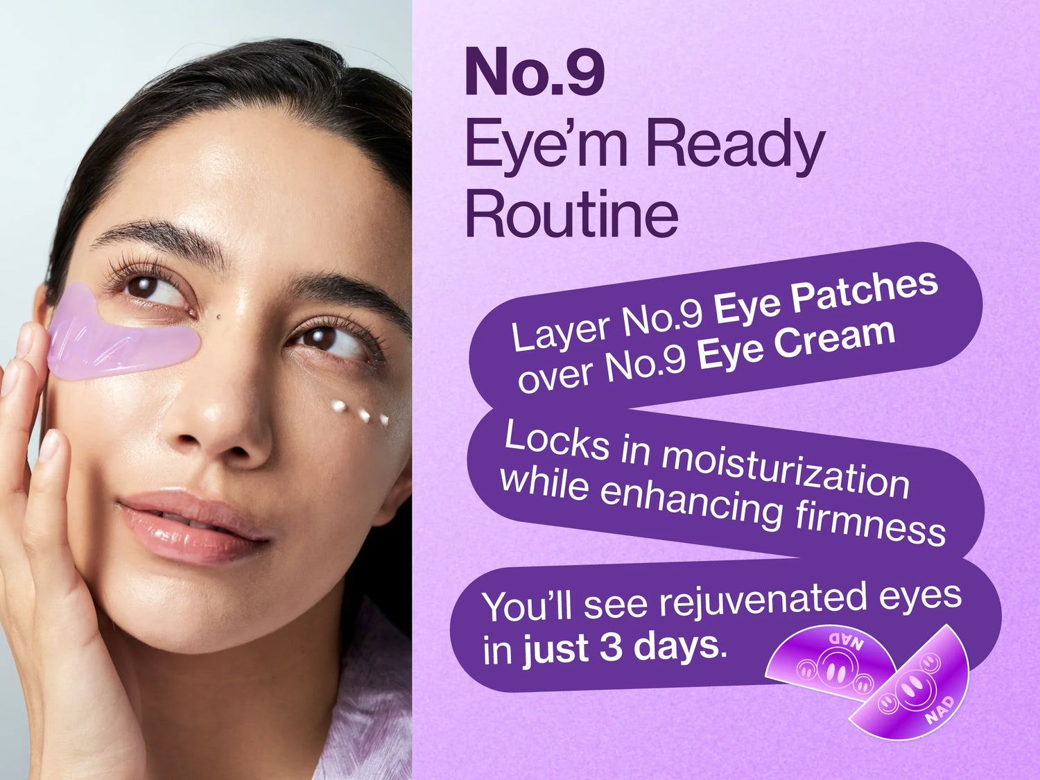 No.9 NAD Under Eye Patches [5pc]