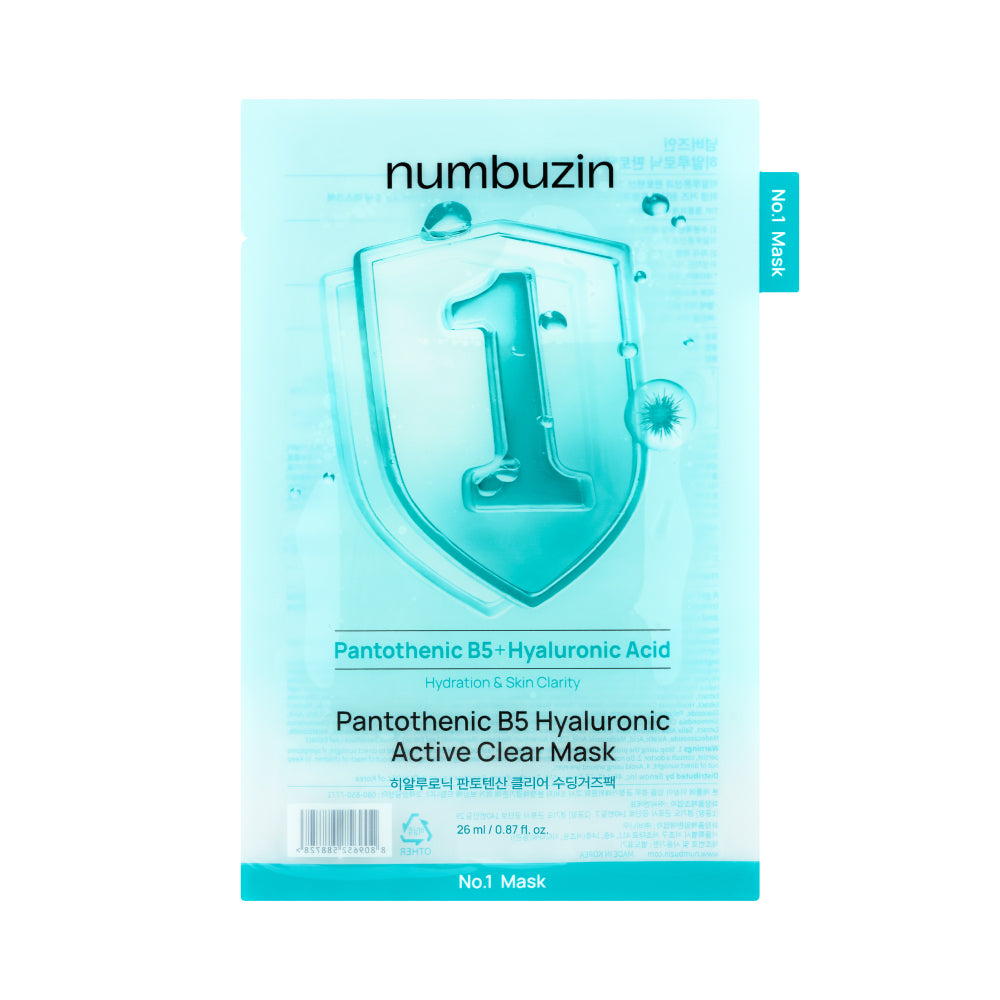 [numbuzin] No.1 Pantothenic B5 Hyaluronic Active Clear Mask [26ml]