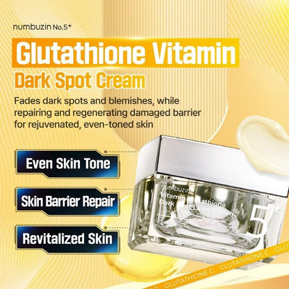 [numbuzin] No. 5 Vitamin Glutathione Dark Spot Laser Cream [50ml]