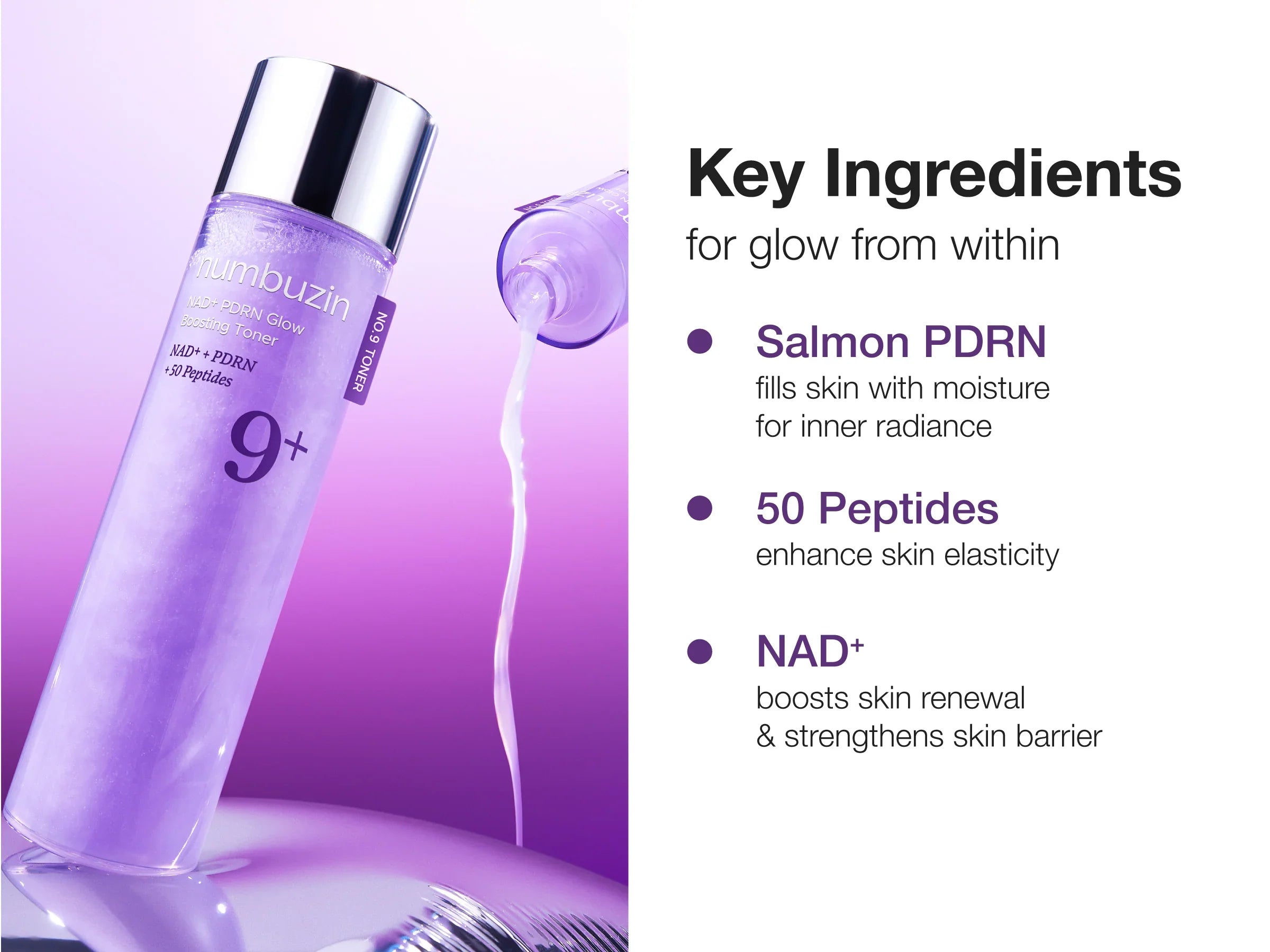 No.9 NAD+ PDRN Glow Boosting Toner [150ml]