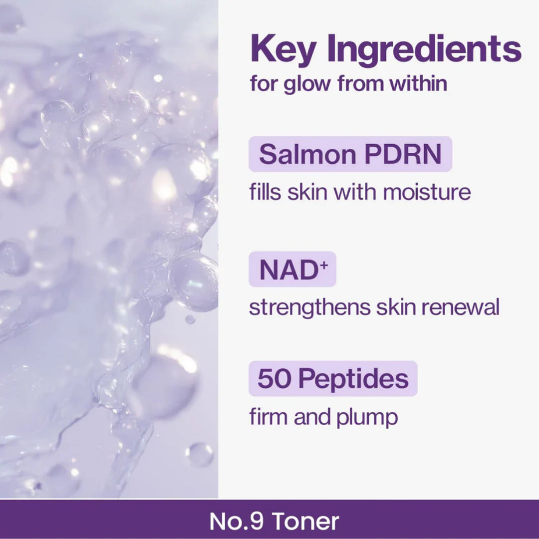 No.9 NAD+ PDRN Glow Boosting Toner [150ml]